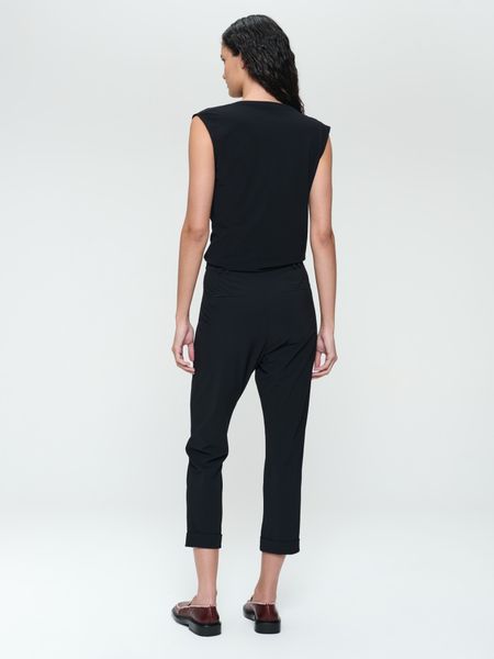 Nelly strech technical jersey top, sort